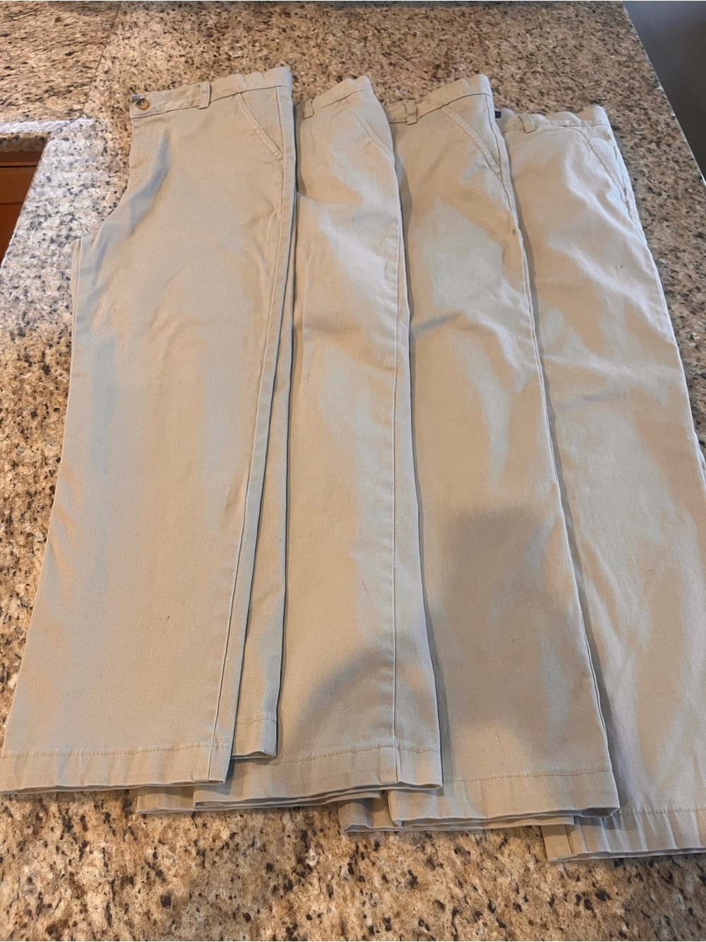 Big kids French Toast khaki uniform pants bundle